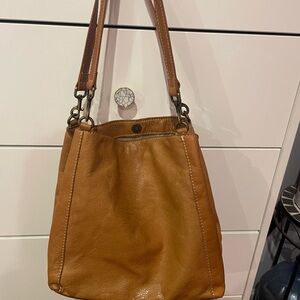 Brown Leather Shoulder Bag